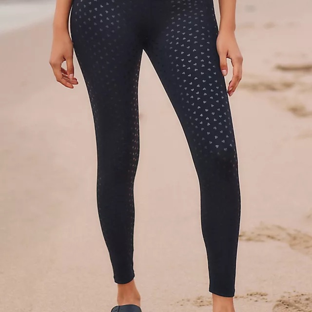 Beyond Yoga Barre3 Heart Shine Leggings